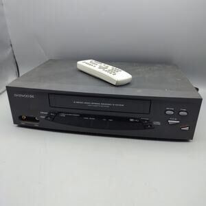 Daewoo DV-T5DN 4-Head VCR, VHS Player | Recorder w/ Remote (Tested and Working)